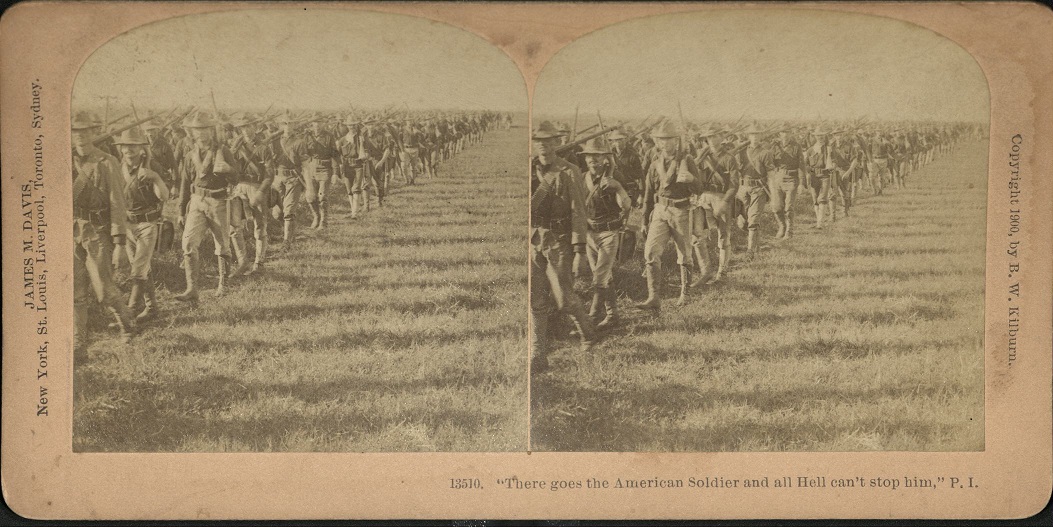 “There goes the American Soldier and all Hell can’t stop him.” P. I.